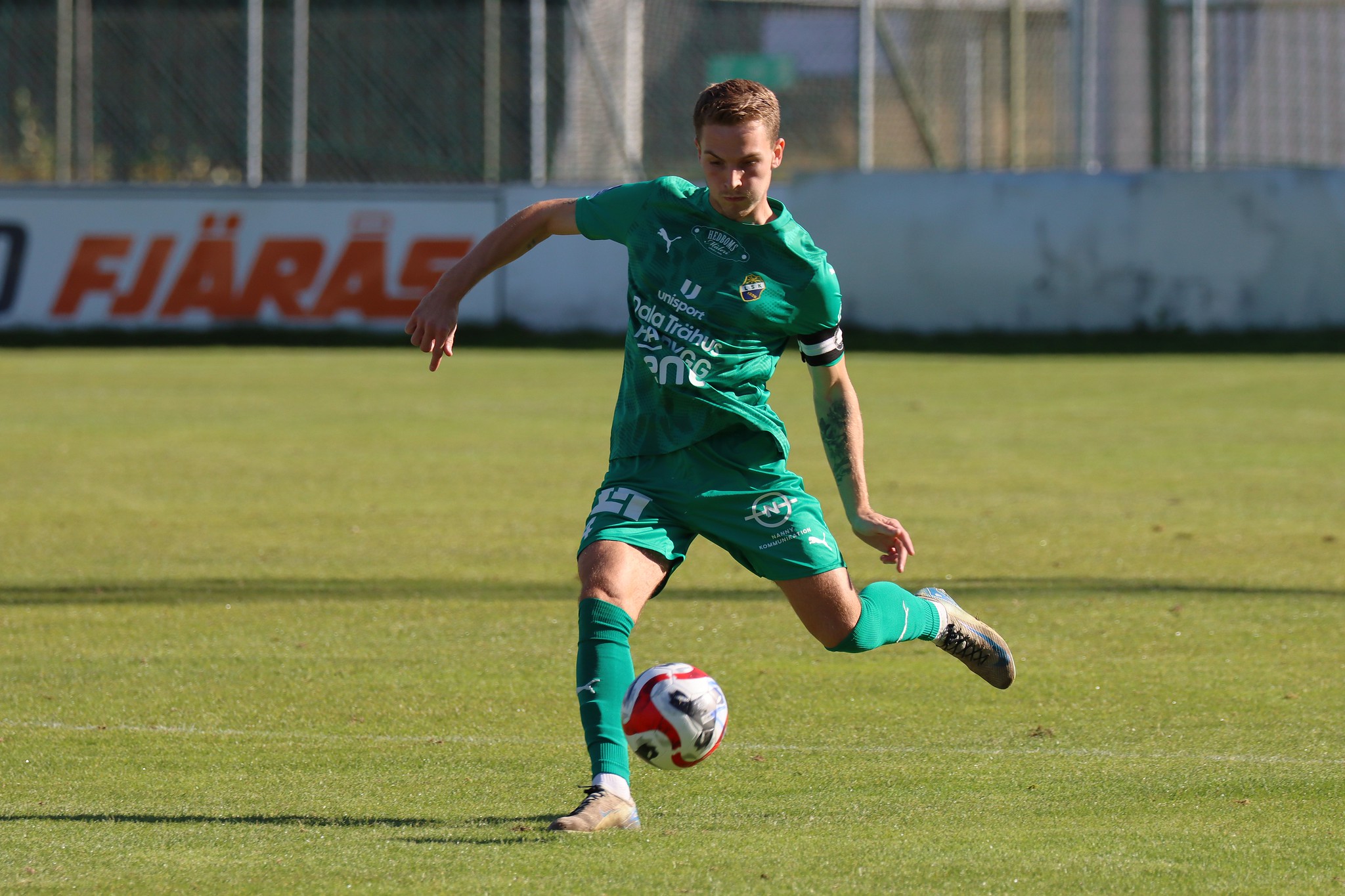 Samuel Ohlsson fortsätter sin fotbollskarriär i IFK Värnamo. Arkivfoto: P. Stenbaek.